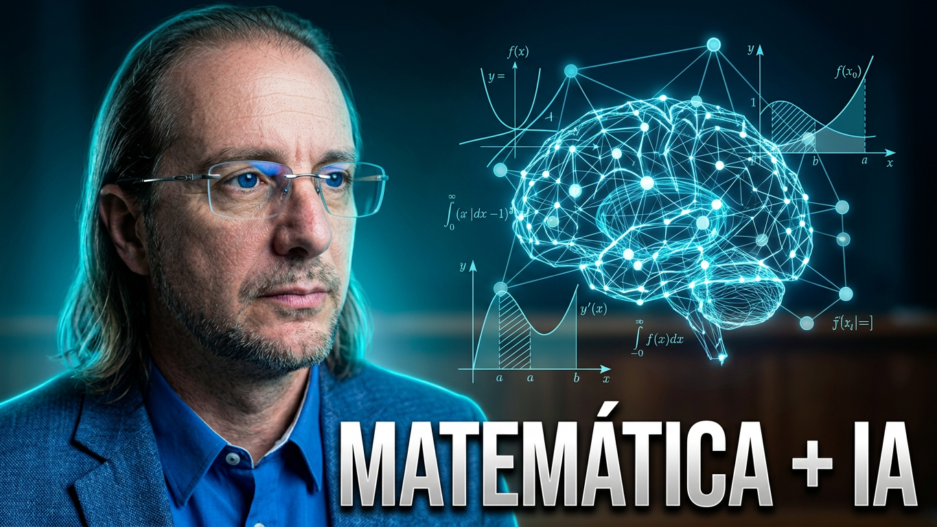 Carátula de la publicación «Matemática + IA»